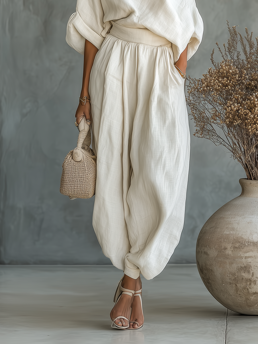 Lise | Top hombros descubiertos y pantalón ajustado