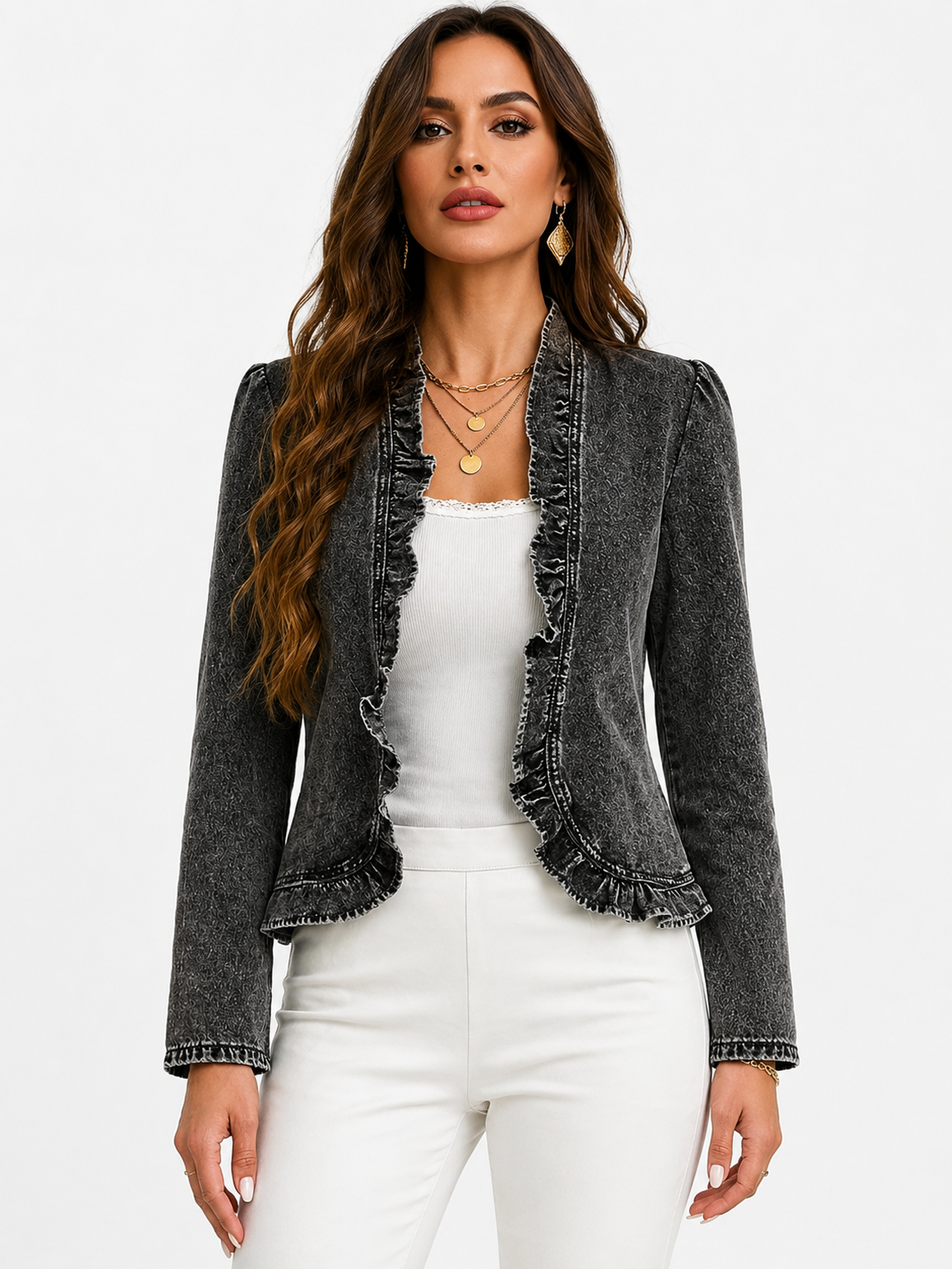 Margit | Chaqueta Vaquera Abierta