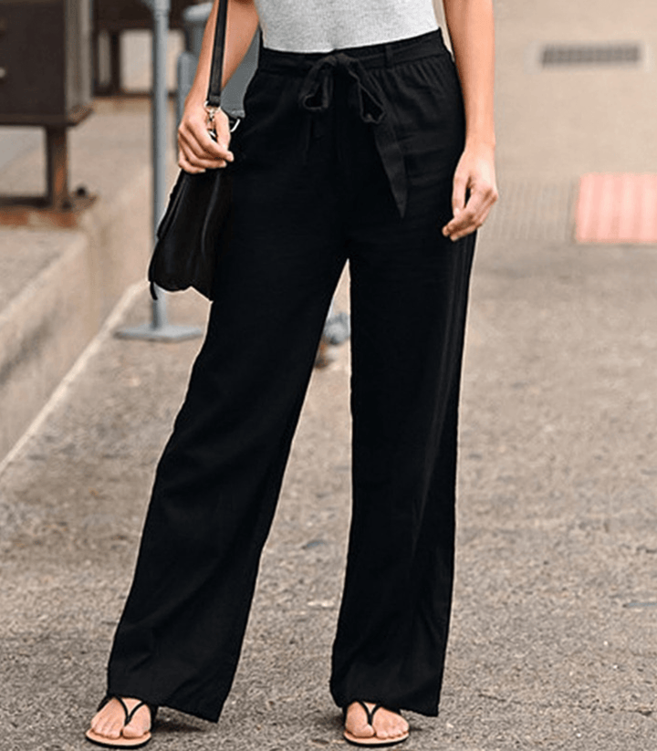 Solara | Pantalón de Relax Mujer con Cordón y Cintura Elástica
