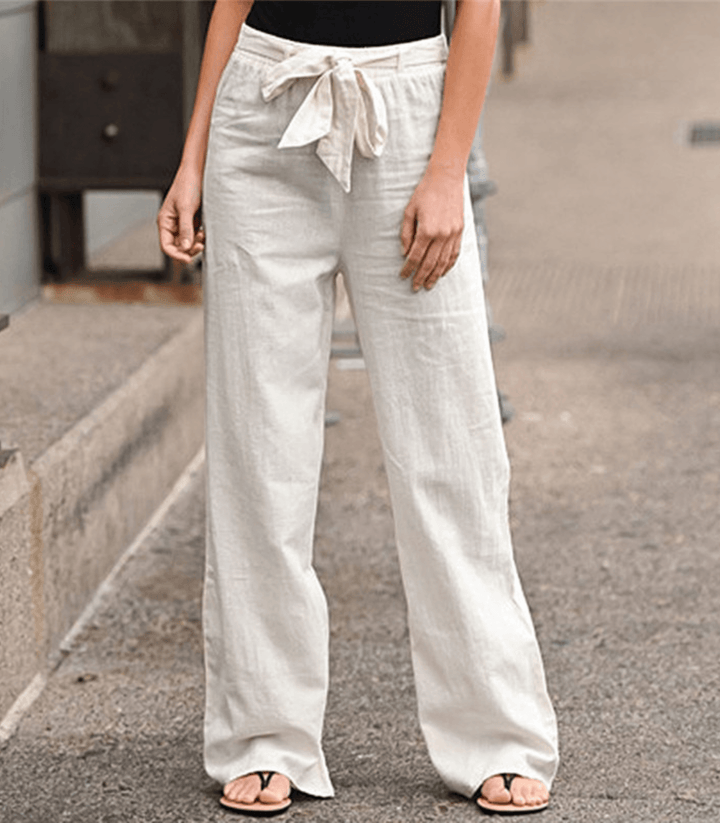 Solara | Pantalón de Relax Mujer con Cordón y Cintura Elástica