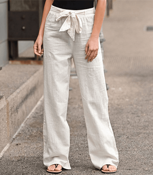 Solara | Pantalón de Relax Mujer con Cordón y Cintura Elástica